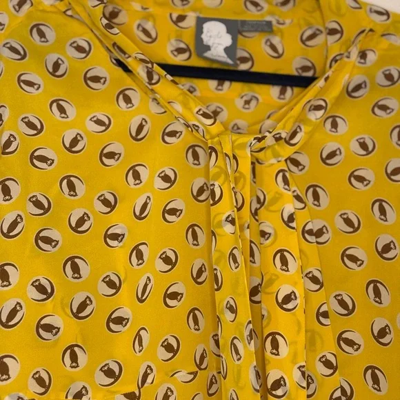 Girls From Savoy Silk Blouse Anthropologie - Picture 2 of 6